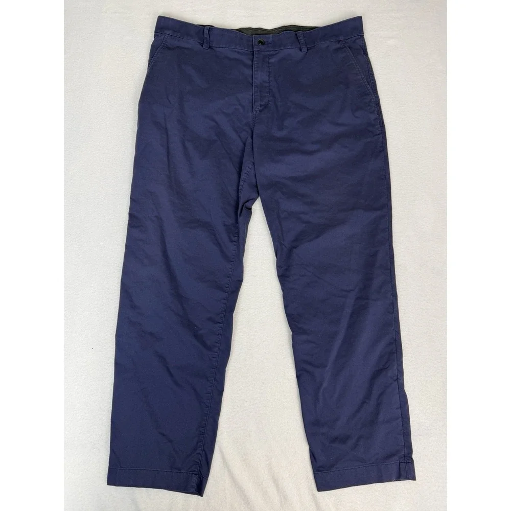 Nike Golf Dri-Fit‎ Mens 40x30 Navy Blue Performance Chino Pants Slacks